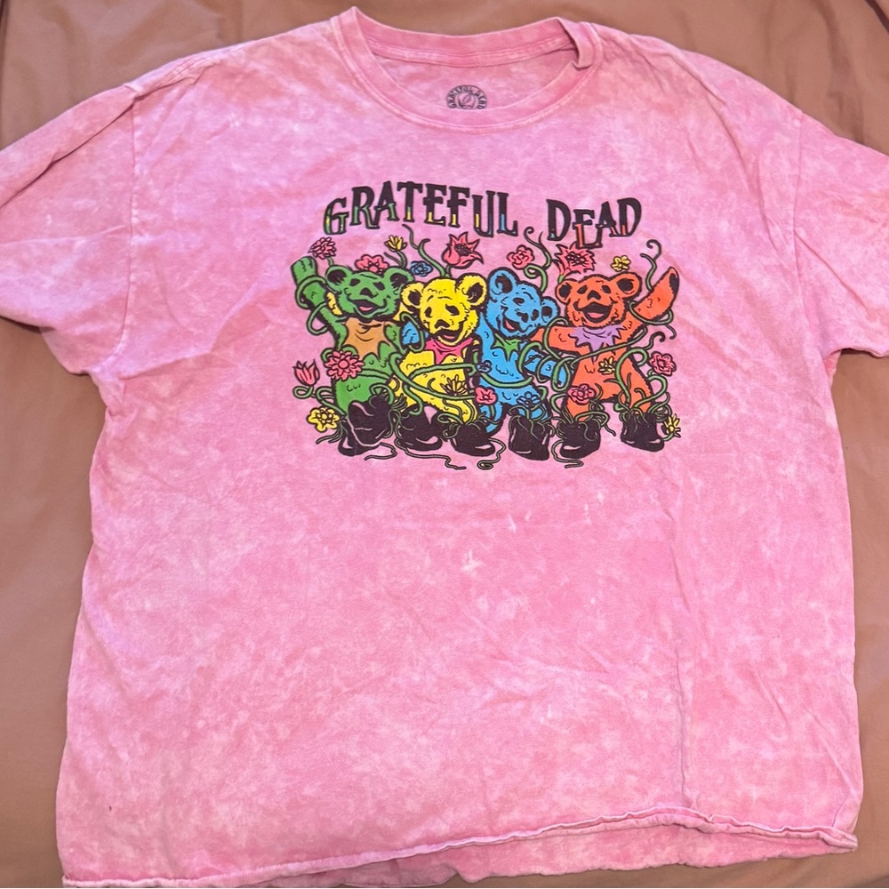Grateful Dead Acid Wash Graphic Tee
